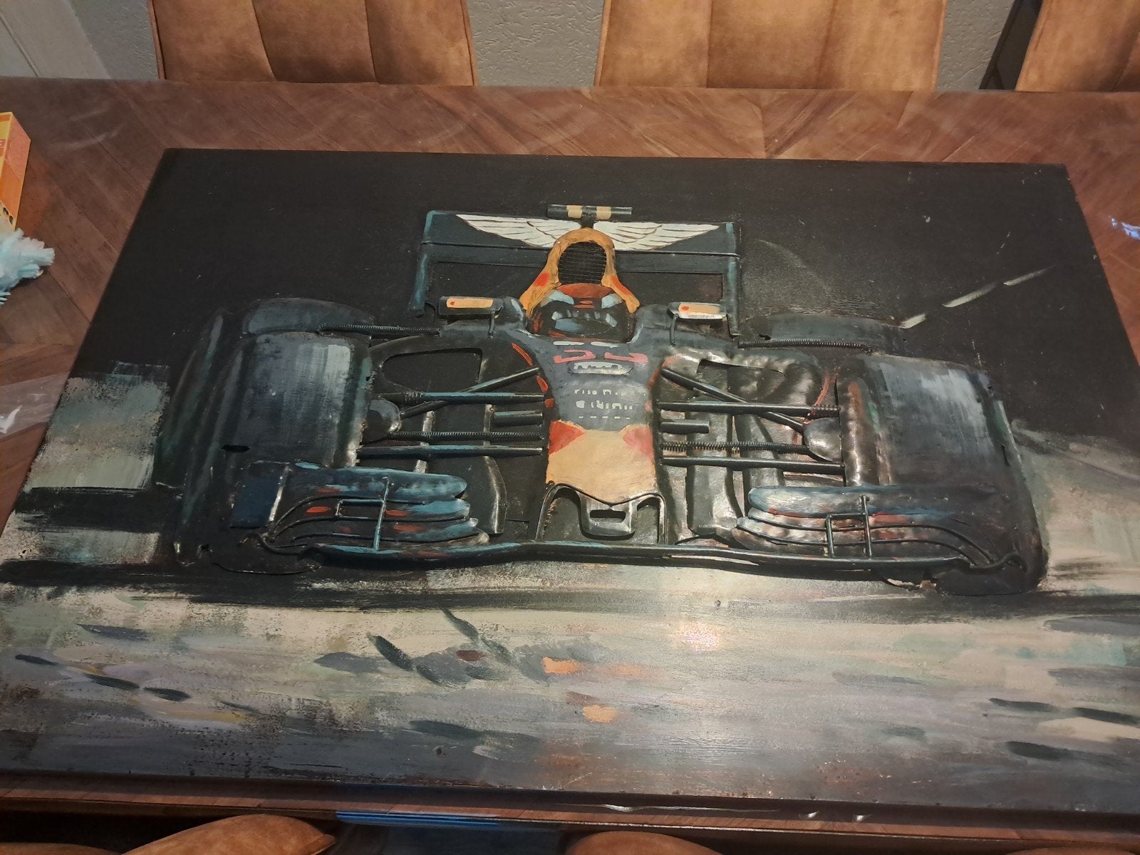 max verstappen 3D schilderij, Ophalen