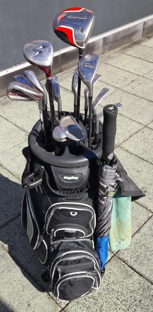 Complete Golfset – 2 Sets + Accessoires | Vaste prijs €625,-, Sport en Fitness, Golf, Ophalen, Zo goed als nieuw, Set, Callaway