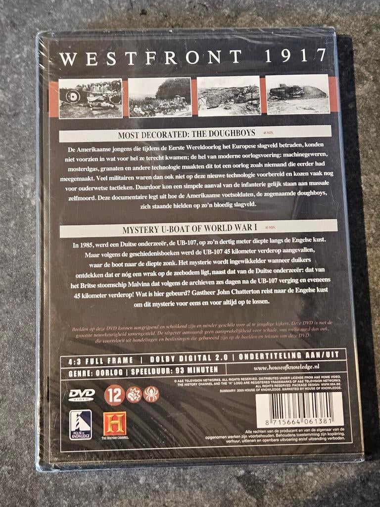 DVD Eerste Wereldoorlog Westfront 1917 NIEUW, Vanaf 12 jaar, Ophalen of Verzenden, Nieuw in verpakking, Oorlog of Misdaad