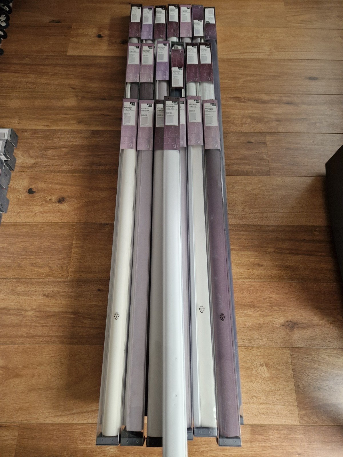 Koordloze rolgordijnen - Nieuw in verpakking, Grijs, Lichtdoorlatend, Karwei, Nieuw