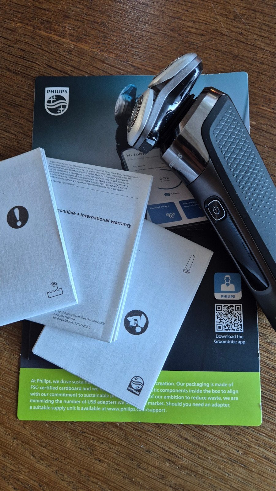 Philips Shaver S9000 Prestige - Slechts 4x gebruikt, Ophalen of Verzenden, Zo goed als nieuw, Scheren en Epileren
