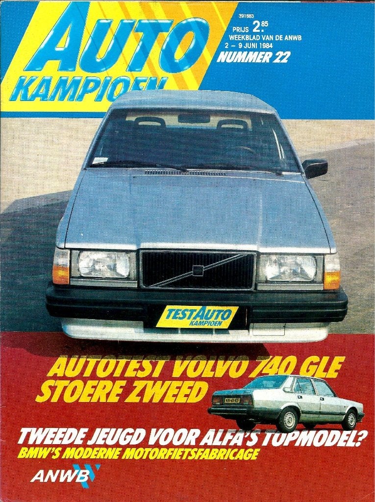 Autokampioen Volvo 740 GLE 1984, Ophalen of Verzenden, Gelezen, Volvo