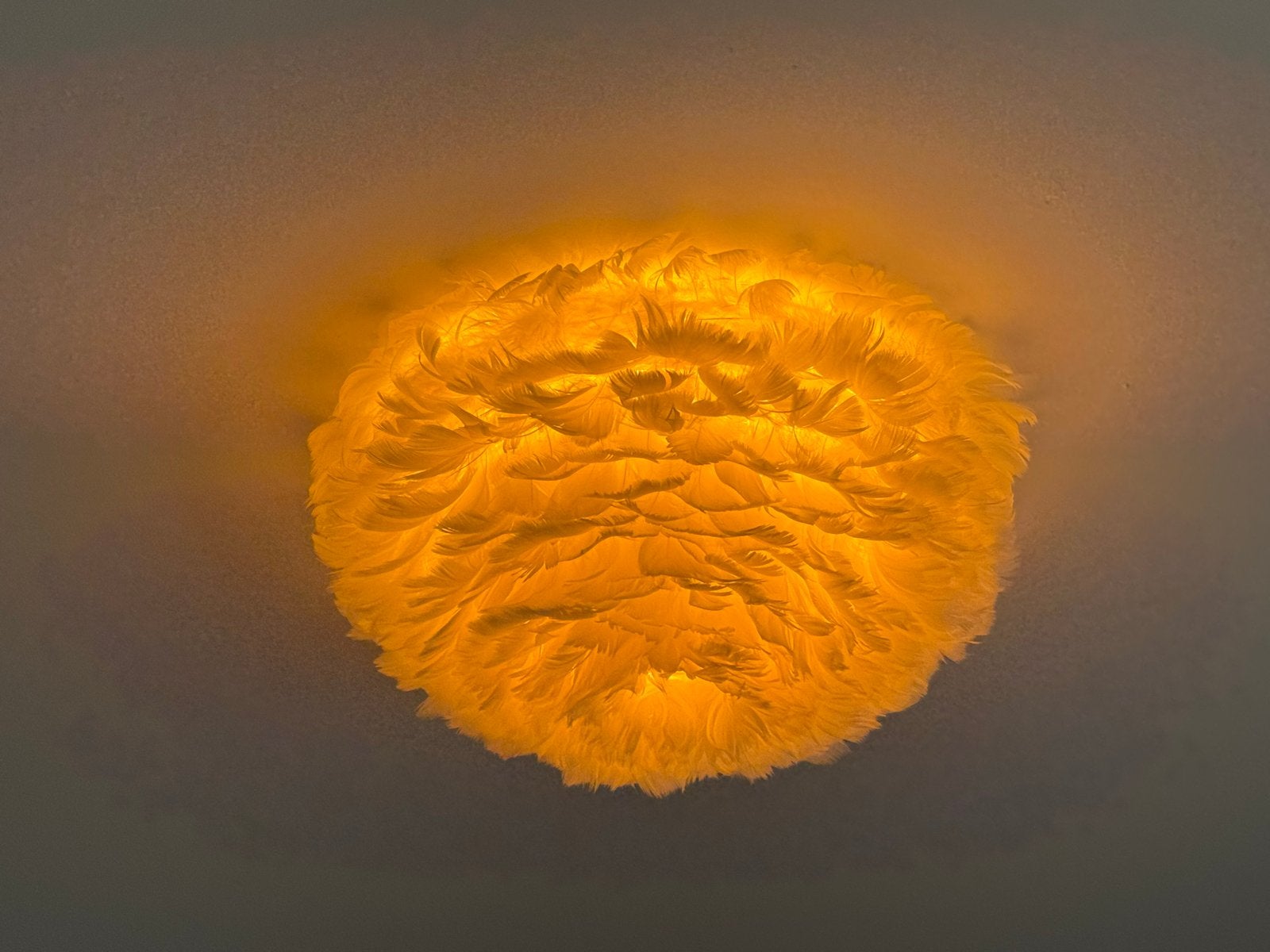 Umage EOS Plafondlamp - Verenlamp - Wit - Design, Inclusief lichtbron, Design, Natuurlijk materiaal, Zo goed als nieuw