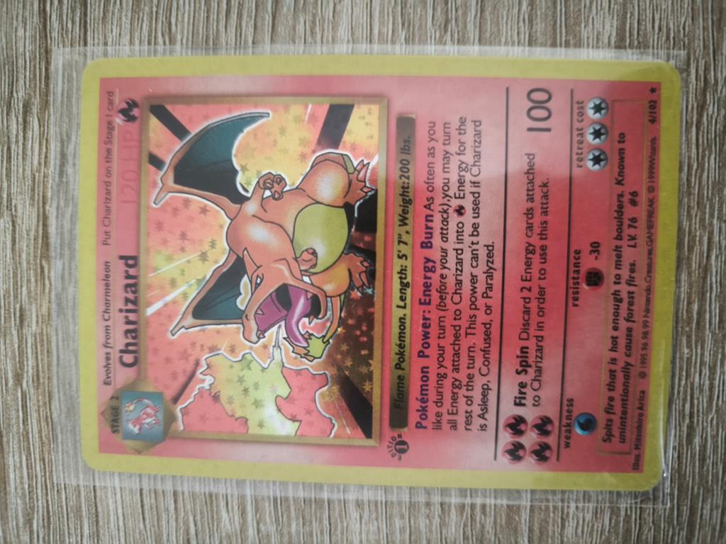 PROXY 1 st edition charizard holo, Ophalen of Verzenden