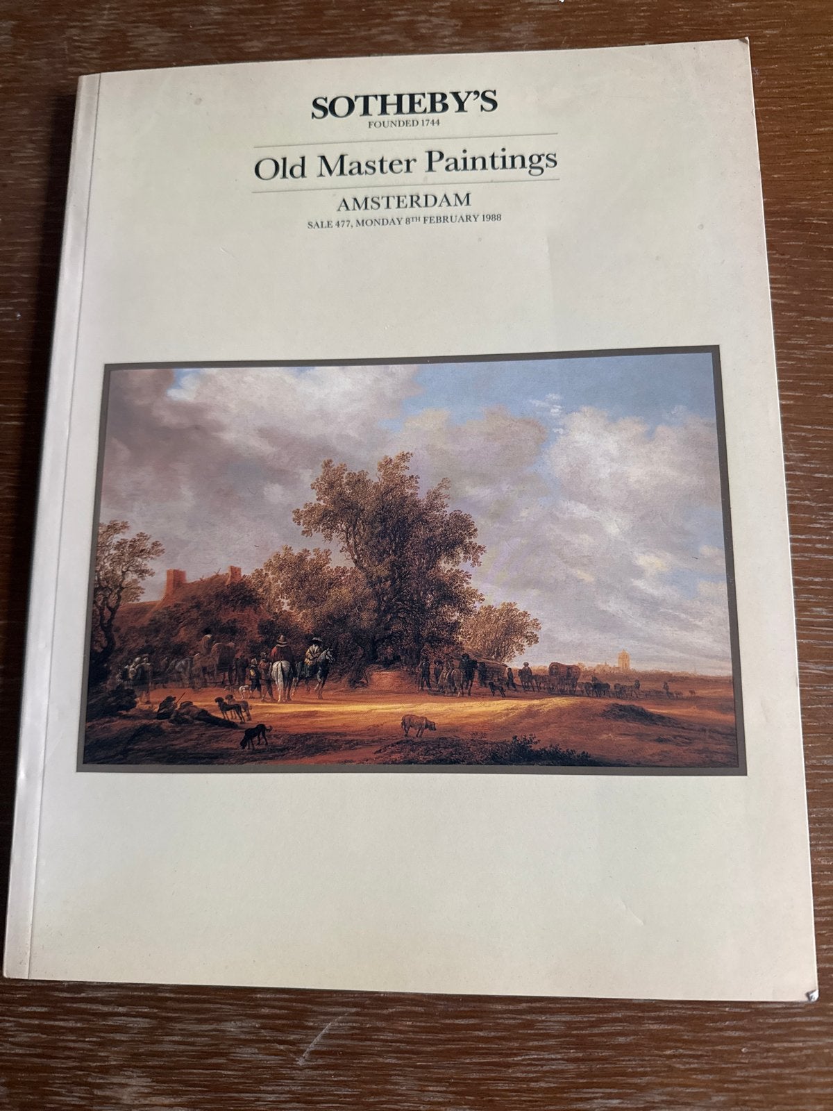 Sotheby's Old Master Paintings Catalogus Amsterdam 1988, Boeken, Ophalen of Verzenden, Zo goed als nieuw, Catalogus