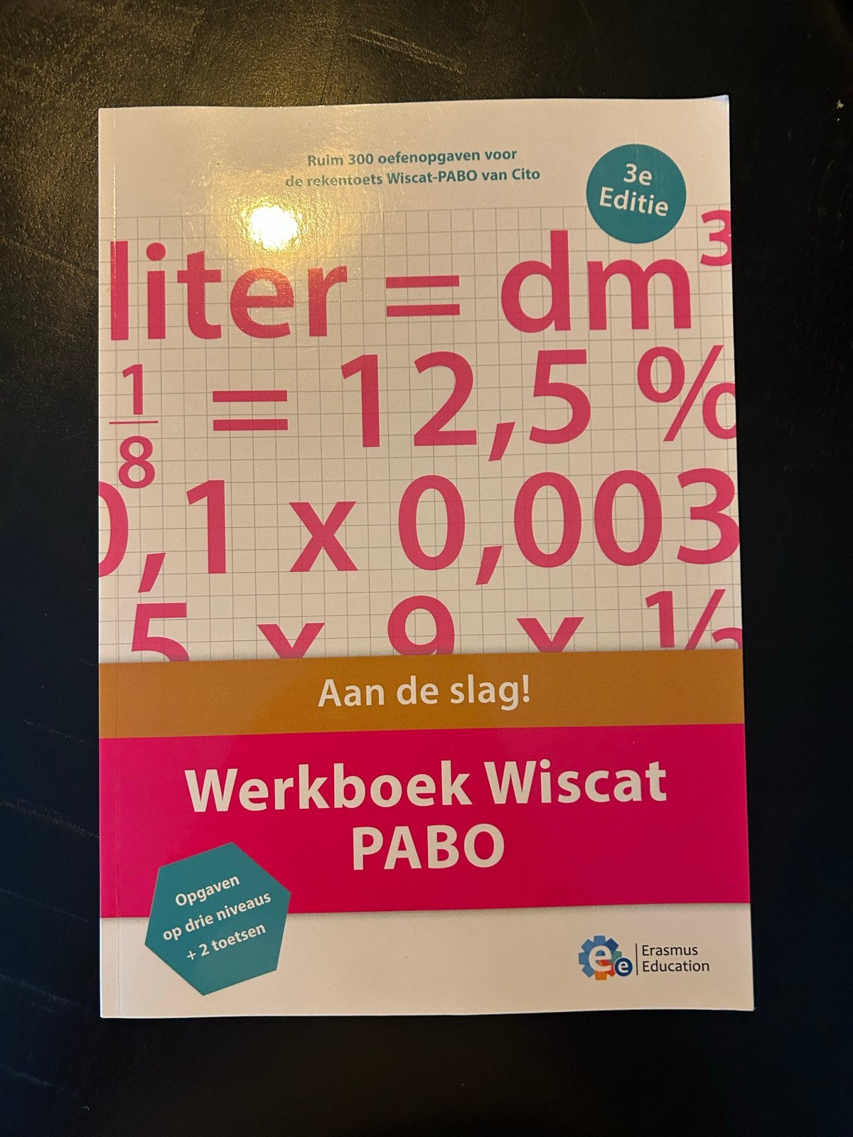 Werkboek Wiscat PABO - 3e Editie - Oefenboek Rekenen, Boeken, Ophalen of Verzenden, Beta, Zo goed als nieuw, HBO