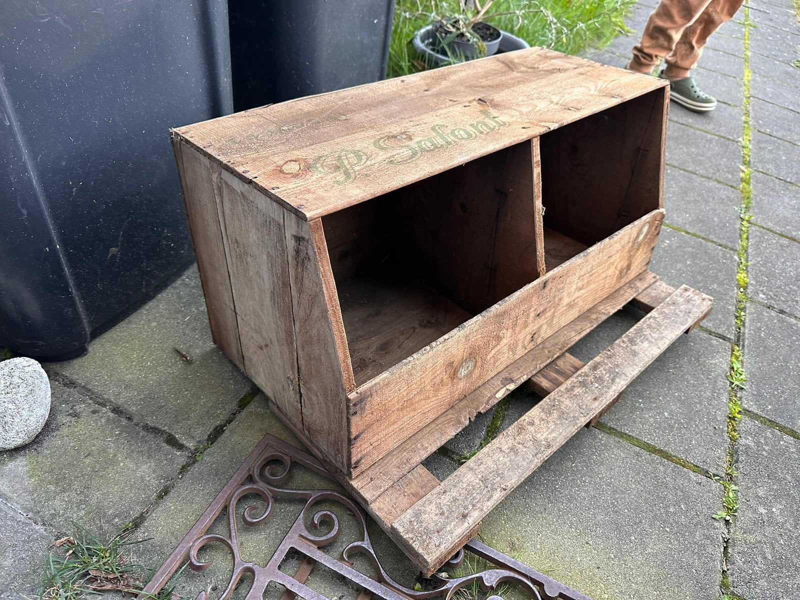 Brocante opberg bakken, vintage legbakken kip meerdere stuks, Ophalen