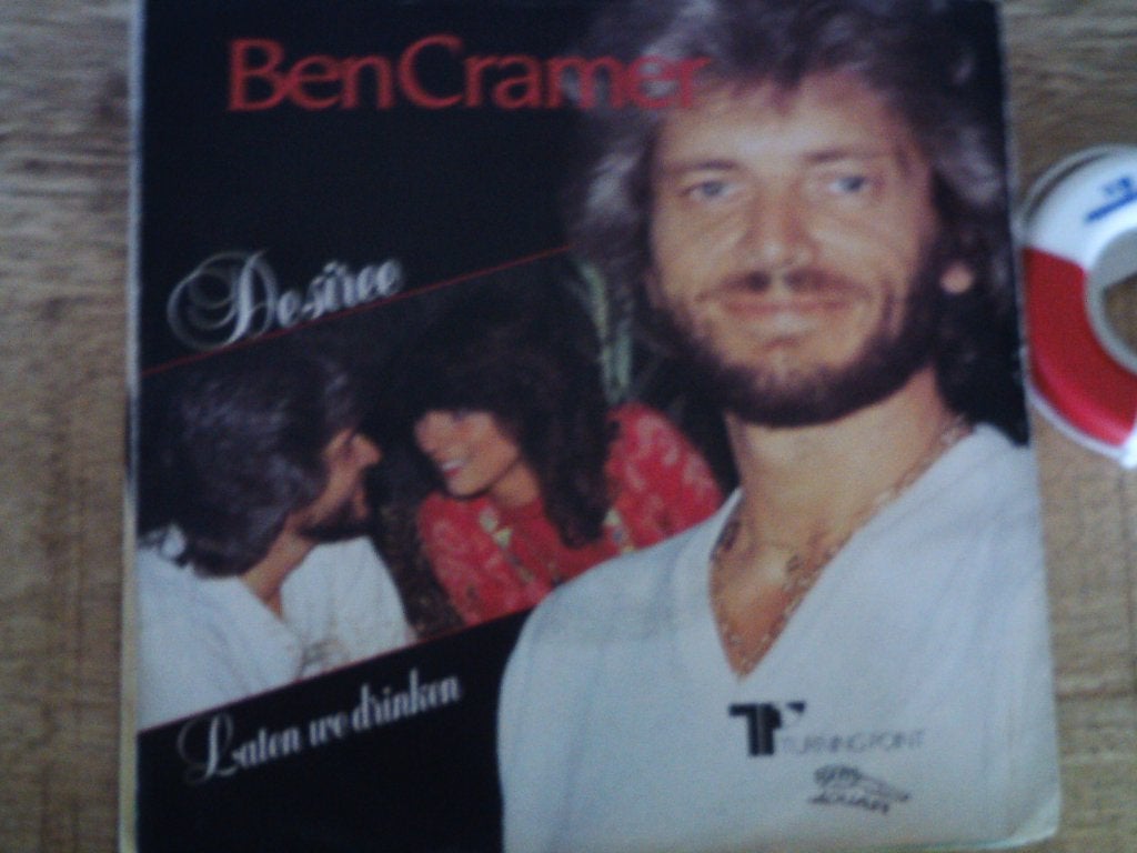 Ben Cramer - Desiree / Laten we drinken vinyl  31jul, 7 inch, Ophalen of Verzenden, Zo goed als nieuw, Fotohoes