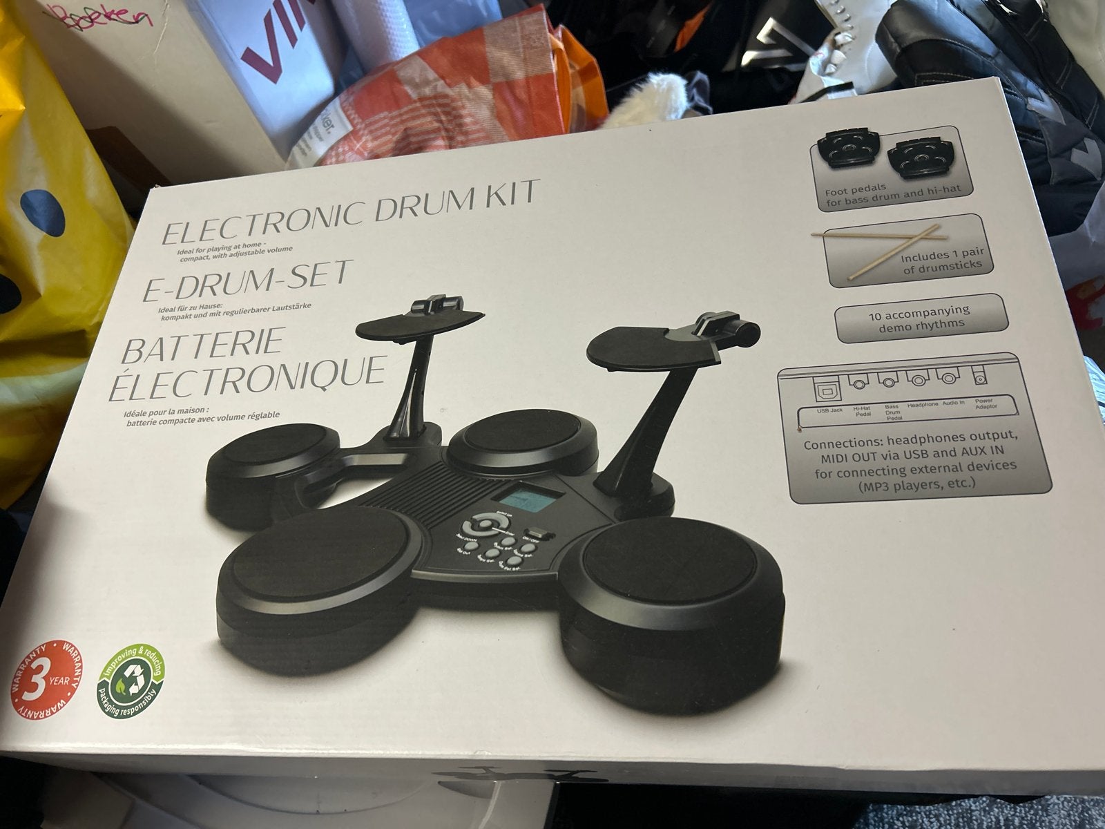 Elektronisch drumstel - Zo goed als nieuw, Ophalen of Verzenden, Zo goed als nieuw, Elektronisch