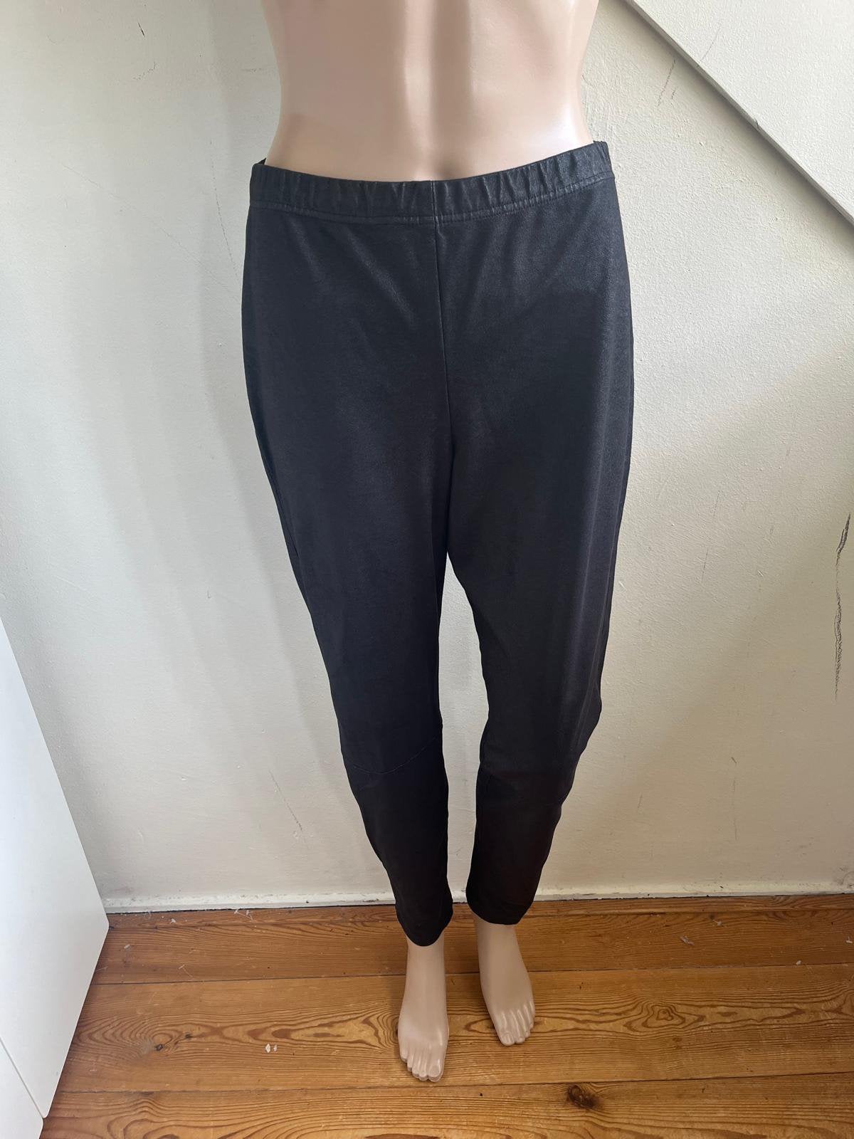 Helena Hart broek legging maat L 40 zwart leren look, Kleding | Dames, Maat 38/40 (M), Zwart, Ophalen of Verzenden, Zo goed als nieuw