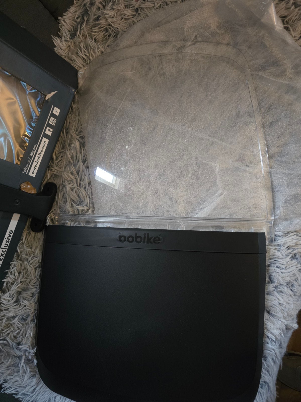 Bobike Windscherm Mini Exclusive Urban Black, Ophalen of Verzenden, Nieuw, Bobike