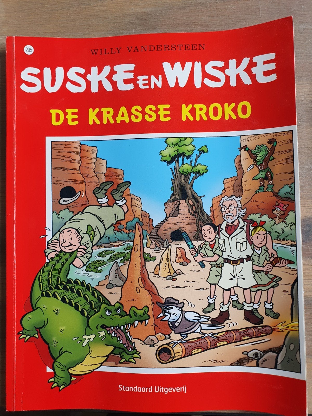 Suske en Wiske - De Krasse Kroko (Nr. 295), Eén stripboek, Ophalen of Verzenden, Gelezen, Willy Vandersteen