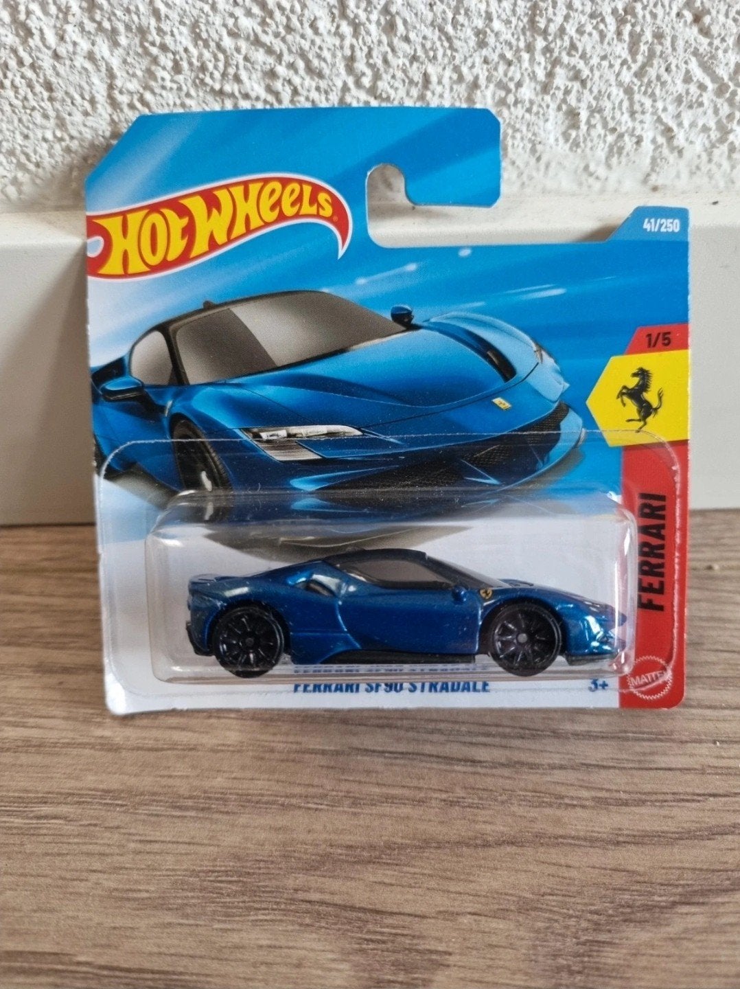 Hot Wheels Ferrari SF90 Stradale Blauw Nieuw in Verpakking, Ophalen of Verzenden, Nieuw, Auto
