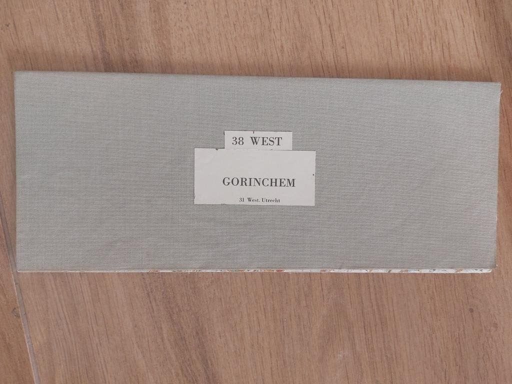 38WEST Gorinchem Gouda Oudewater Sliedrecht Stafkaart 1969, Boeken, Atlassen en Landkaarten, Topografische Dienst Nederland, Ophalen of Verzenden