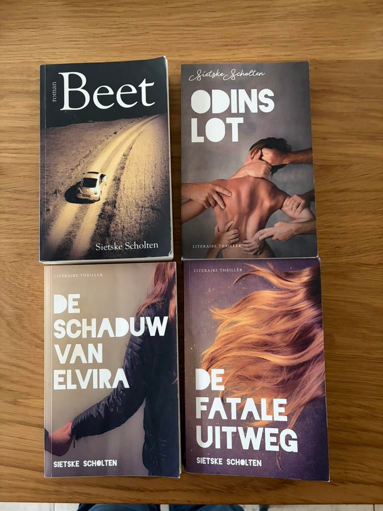 Vier boeken van sietske scholten., Boeken, Ophalen of Verzenden, Zo goed als nieuw, Nederland