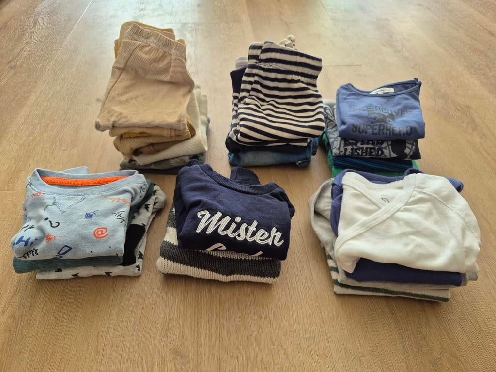 Kledingpakket maat 62 diverse merken, Kinderen en Baby's, Babykleding | Maat 62, Jongetje of Meisje, Zo goed als nieuw, Setje