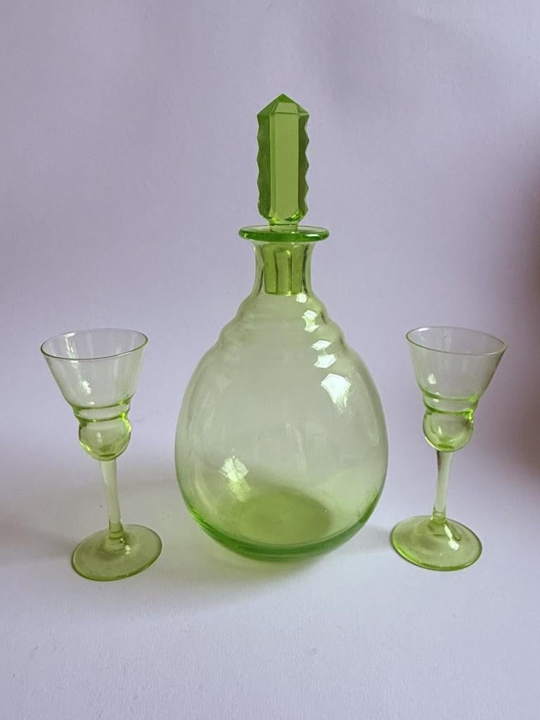 likeurstel Marconi, W.J. Rozendaal, Antiek en Kunst, Antiek | Glas en Kristal, Ophalen of Verzenden