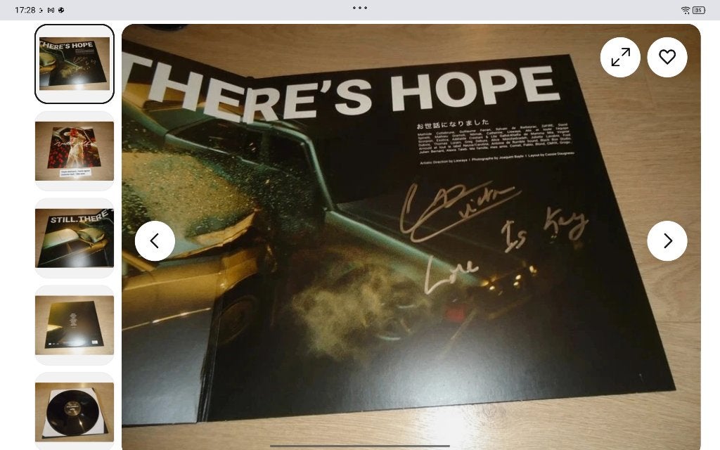 Victor Solf (duo Her) vinyle gatefold dédicacé signed, Verzenden, Zo goed als nieuw, 12 inch