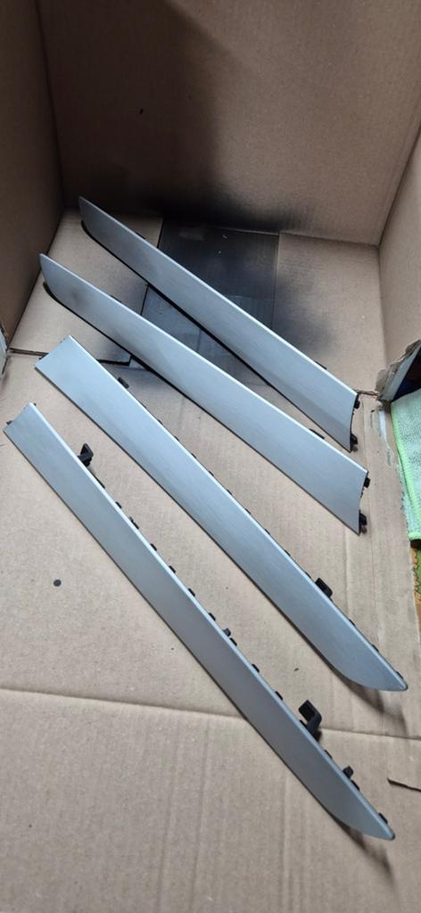 Audi A4 B8 Deurtrim Set Geborsteld Aluminium, Ophalen of Verzenden, Audi