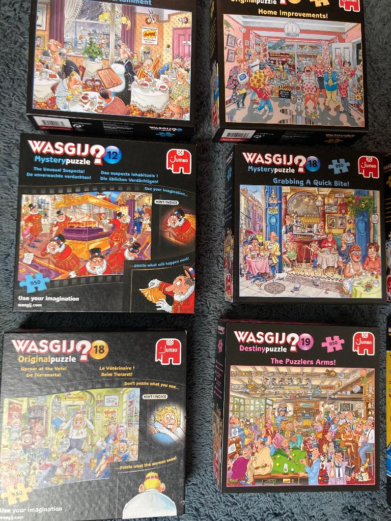 Wasgij puzzels, Ophalen of Verzenden, 500 t/m 1500 stukjes, Zo goed als nieuw