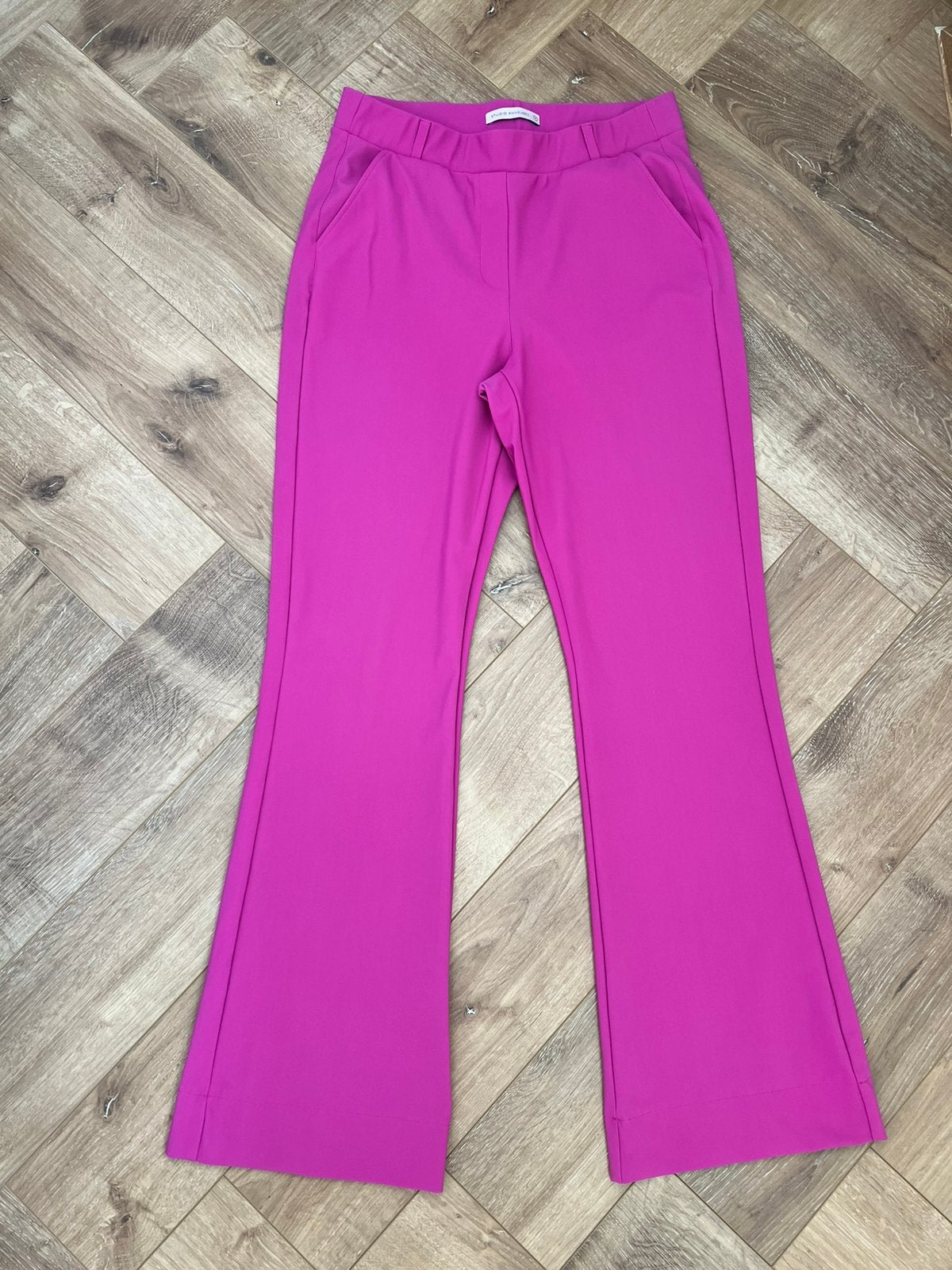 Studio anneloes flair bonded broek M new fuchsia travelstof, Kleding | Dames, Maat 38/40 (M), Ophalen of Verzenden, Zo goed als nieuw