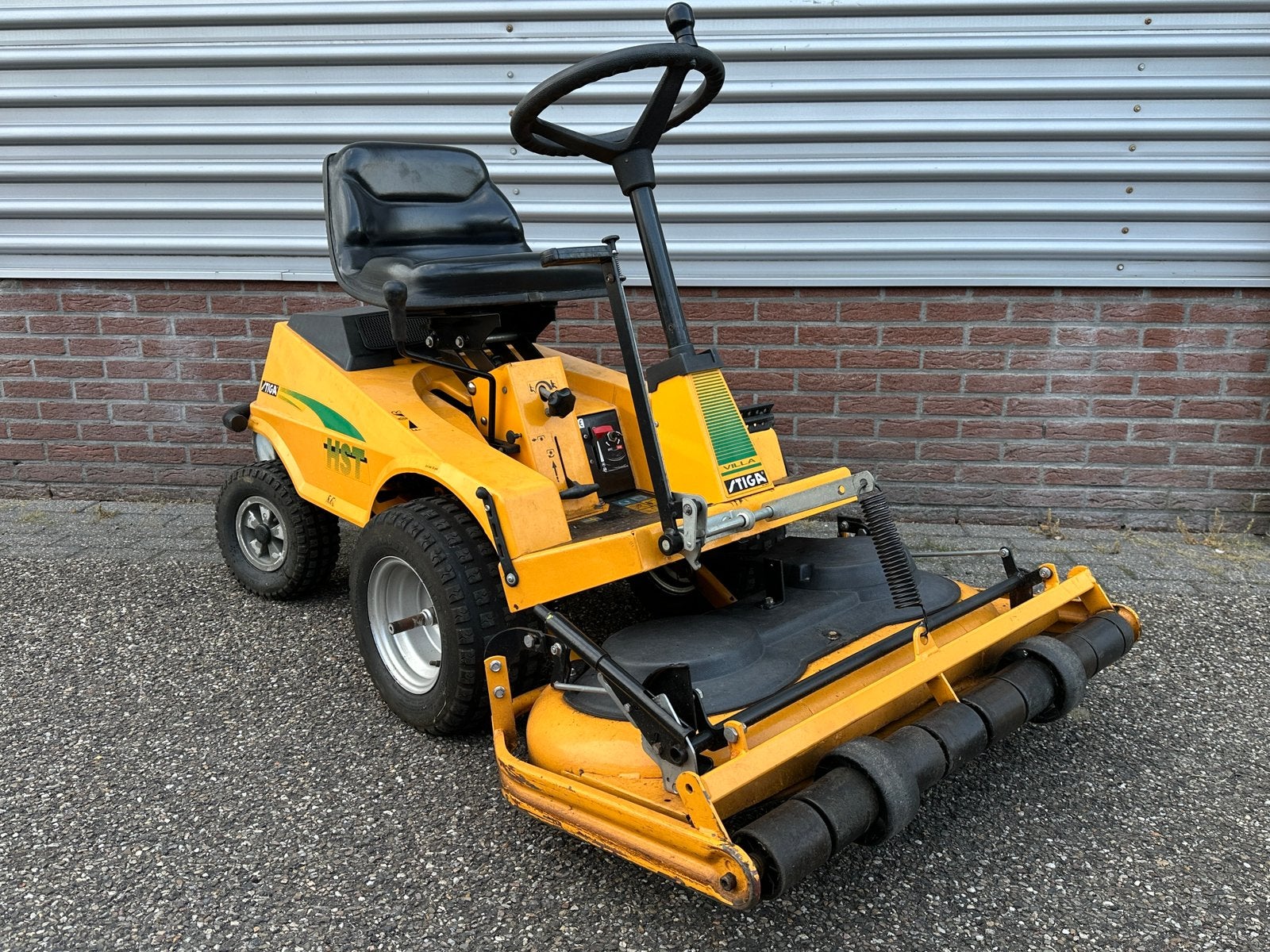 Stiga villa frontmaaier, Ophalen, Gebruikt, Mulchfunctie, Minder dan 90 cm