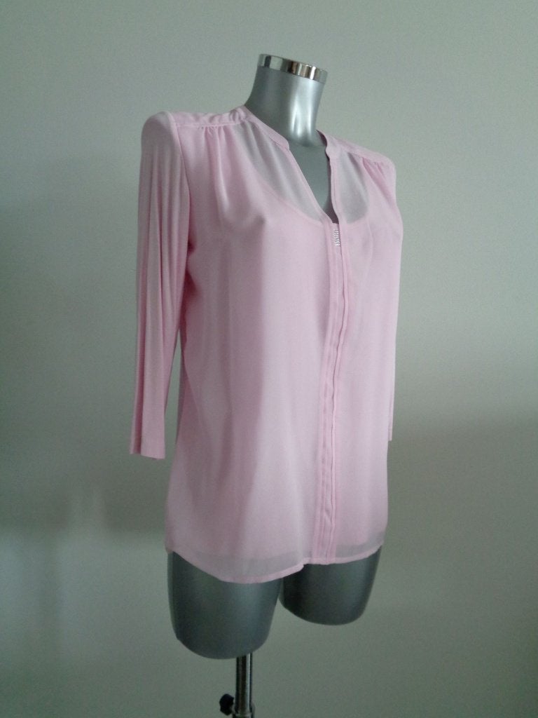 Just White roze blouses viscose - maten 38 + 40 NIEUW, Ophalen of Verzenden, Nieuw, Maat 38/40 (M), Roze