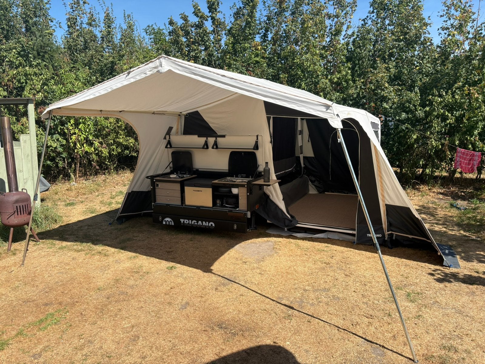 Trigano Alpha GL 2021 vouwwagen, Caravans en Kamperen, Vouwwagens, Ophalen, Trigano, Tot en met 2, Antraciet