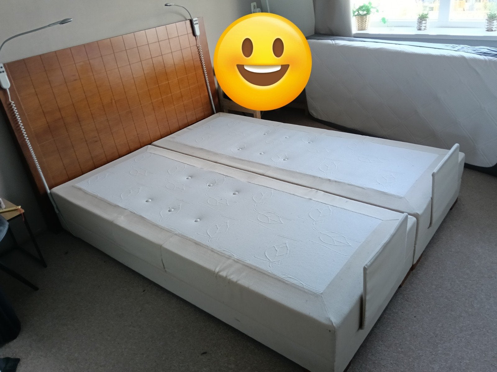 boxspring electrisch, Ophalen, Tweepersoons, 160 cm