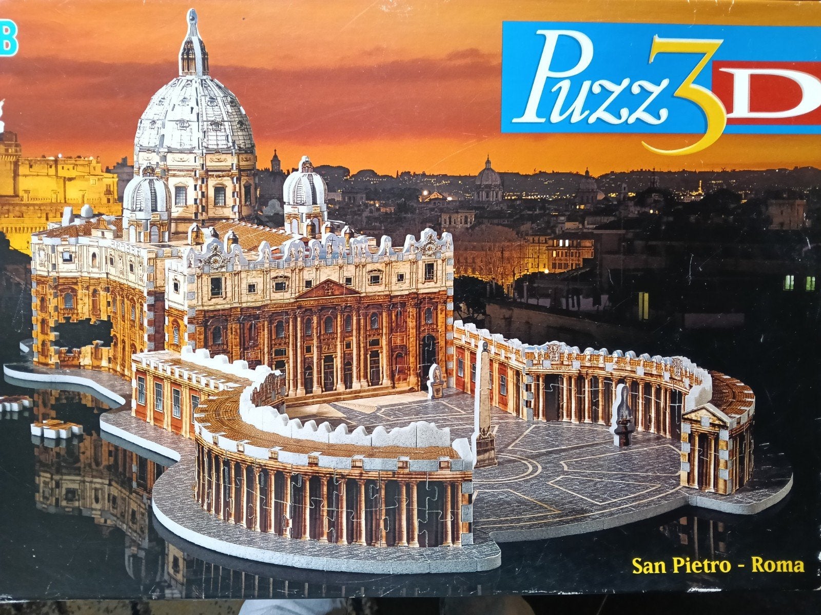 3D Puzzel St. Pieterskerk Rome - 966 Stukjes, Ophalen of Verzenden, 500 t/m 1500 stukjes, Gebruikt, Rubik's of 3D-puzzel