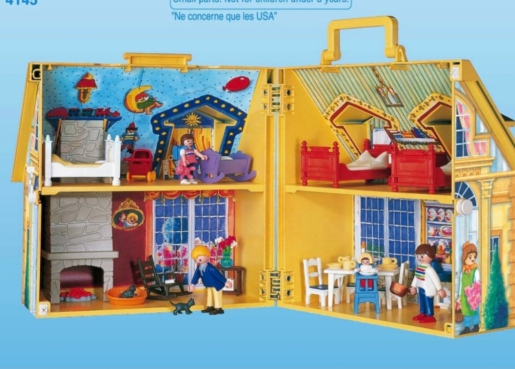 Playmobil Poppenhuis 4145 met Meubels en Poppen (MP.G), Ophalen of Verzenden, Gebruikt