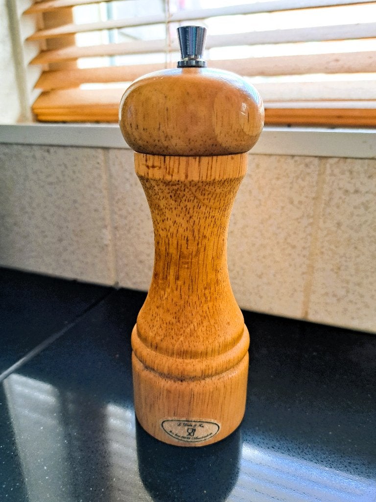 Houten pepermolen plm 15 cm., Overige typen, Ophalen, Gebruikt