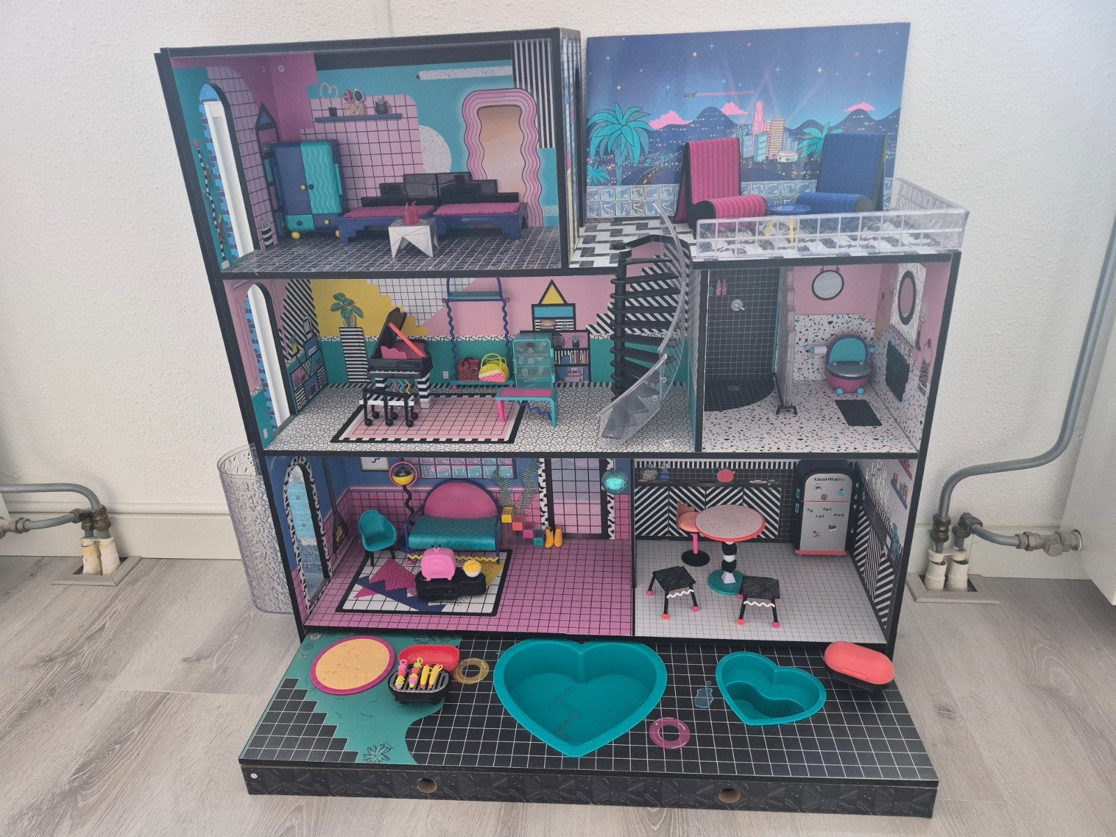 Grote collectie L.O.L. Surprise! poppen, accessoires en huis, Ophalen, Zo goed als nieuw, Overige typen