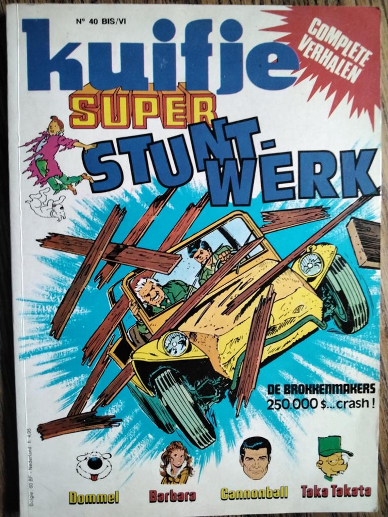 Kuifje superstuntwerk no 40/vl, Ophalen of Verzenden, Zo goed als nieuw