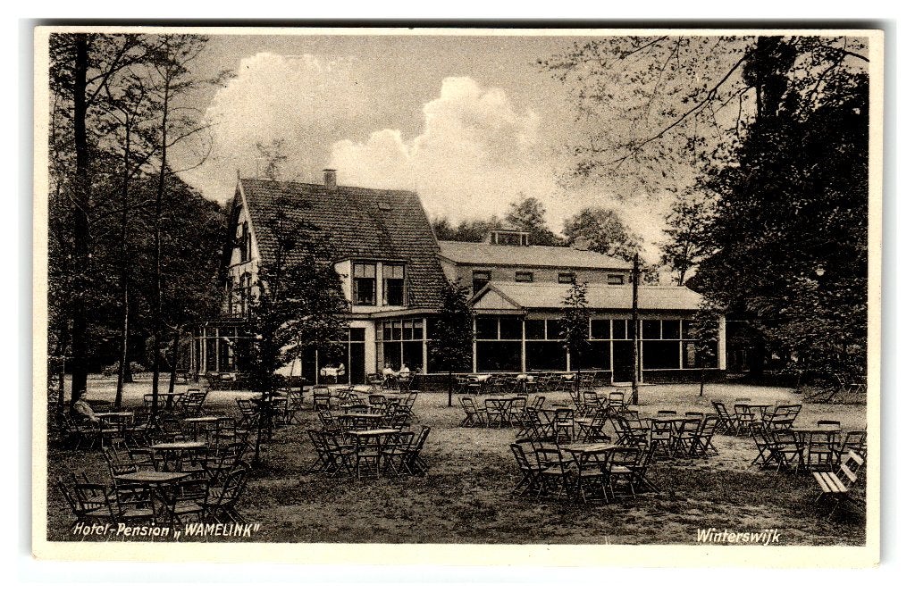Winterswijk, Hotel-Pension "Wamelink", Verzamelen, Ophalen of Verzenden, 1940 tot 1960, Ongelopen, Gelderland