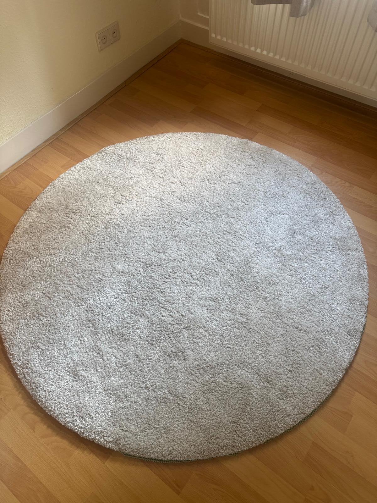 Vloerkleed 130 cm cremekleurig, Ophalen, Zo goed als nieuw, Rechthoekig, 100 tot 150 cm