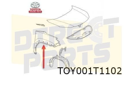 Toyota Yaris Cross voorscherm Rechts (8/21-) Origineel! 5381, -, Verzenden, -, Nieuw
