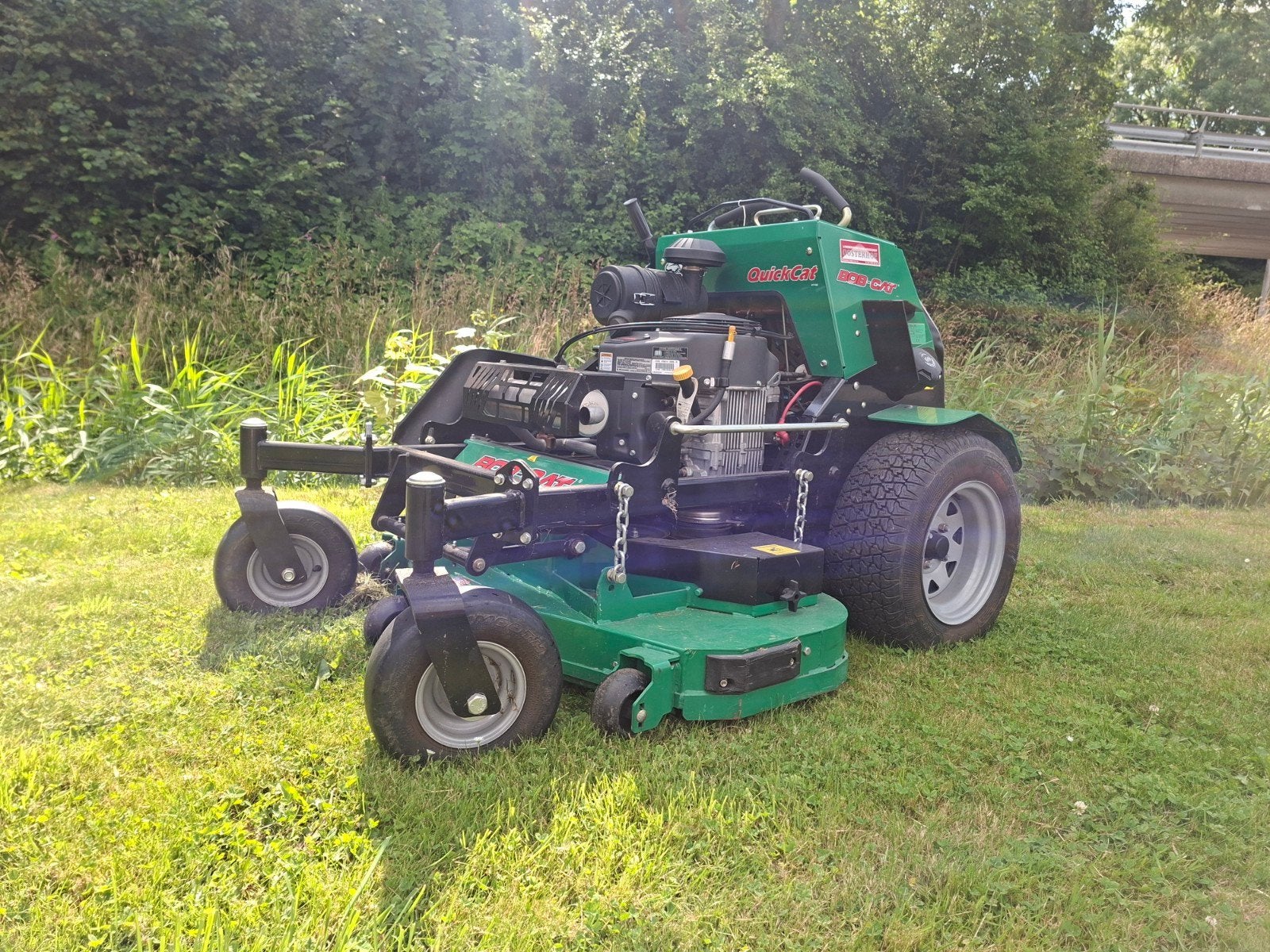 Bobcat QuickCat Rider - Zeer weinig uren!, Tuin en Terras, Grasmaaiers, Cirkelmaaier, Elektrische starter, Ophalen of Verzenden