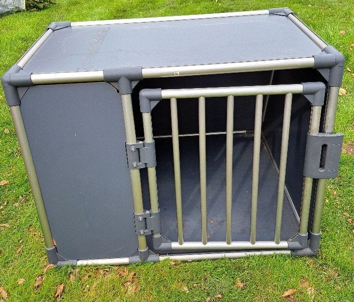 TRANSPORT BENCH voor honden tot 60 kilo, 94x93x87 cm, Dieren en Toebehoren, Hondenbenches, Ophalen, Zo goed als nieuw