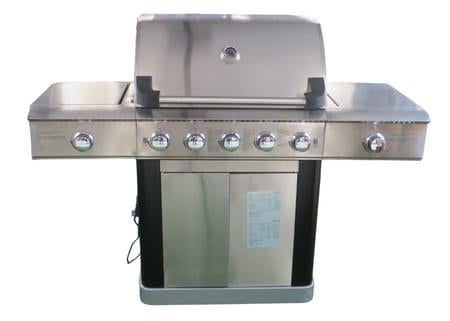 Mooie RVS gas-BBQ te koop - barbeque, Ophalen of Verzenden, Gebruikt, Unknown