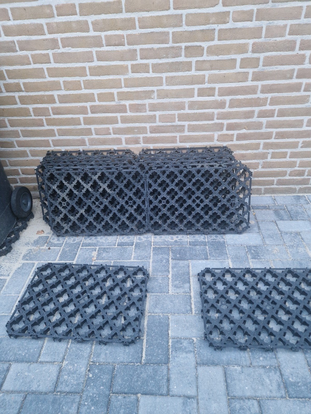 Vlonders Tegels 58x39 cm kunstof  dikte 4cm, Tuin en Terras, Ophalen