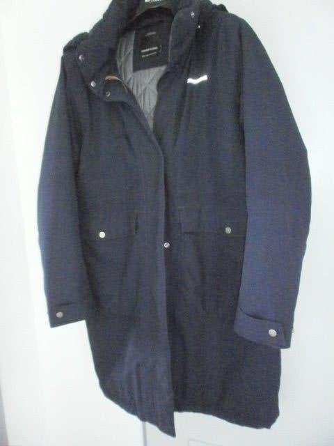 Didriksons dames winterjas, maat 46, Blauw, Maat 46/48 (XL) of groter, Ophalen of Verzenden, Zo goed als nieuw