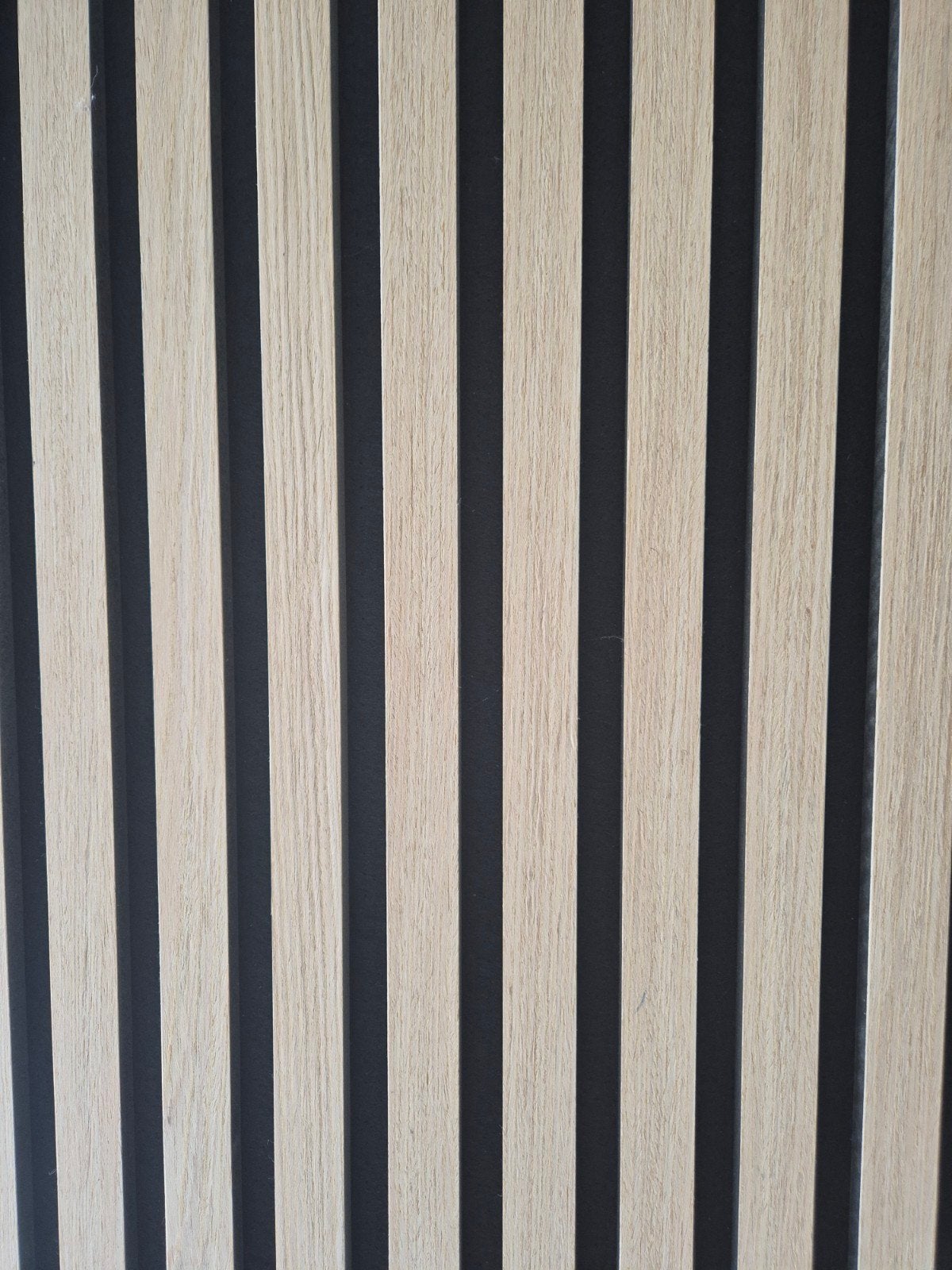 Houten lattenwand - Wandpaneel - Akoestisch paneel, Gebruikt, Hout, Meerkleurig, Wandbord of Wandpaneel