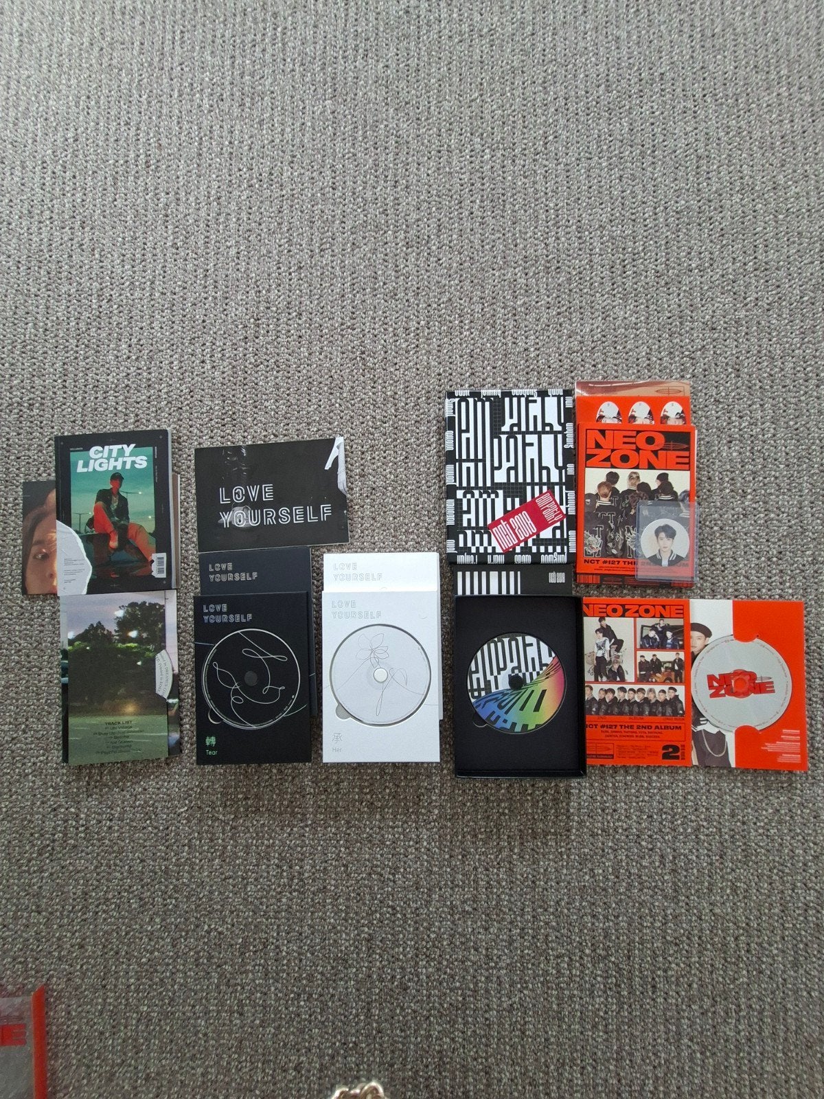 Diverse K-pop CD's: NCT 127, EXO Baekhyun, BTS Love Yourself, Inclusief boekje, K-pop, Ophalen of Verzenden, Zo goed als nieuw