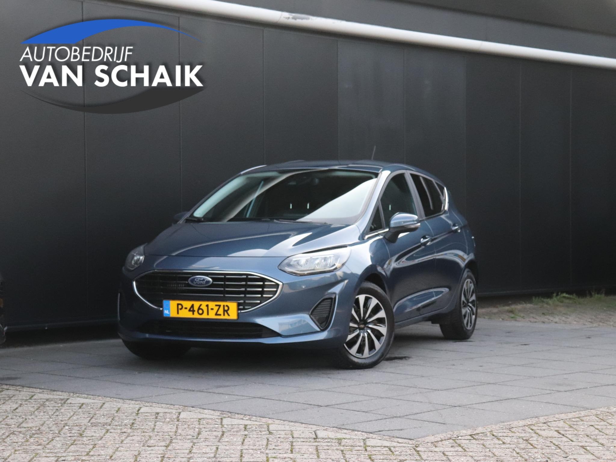 Ford Fiesta 1.0 EcoBoost Hybrid Titanium | AUT. | TREKHAAK |, Euro 6, Blauw, Origineel Nederlands, Bedrijf