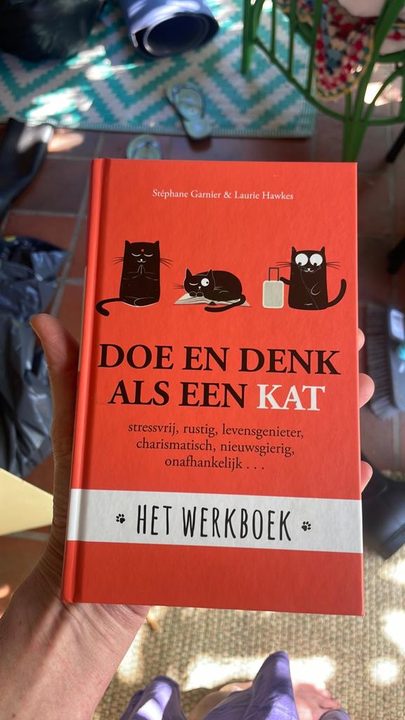 Stephane Garnier - Doe en denk als een kat- Het werkboek, Ophalen of Verzenden, Zo goed als nieuw, Stephane Garnier; Laura Hawkins