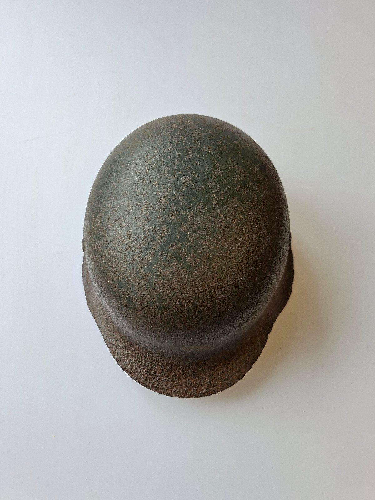 Originele Duitse WO2 M42 Bodemvondst Helm, Verzamelen, Ophalen of Verzenden