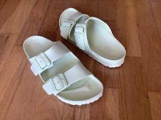 Birkenstock Dames Slippers Maat 38 / limoen, Kleding | Dames, Schoenen, Overige kleuren, Zo goed als nieuw, Birkenstock, Ophalen