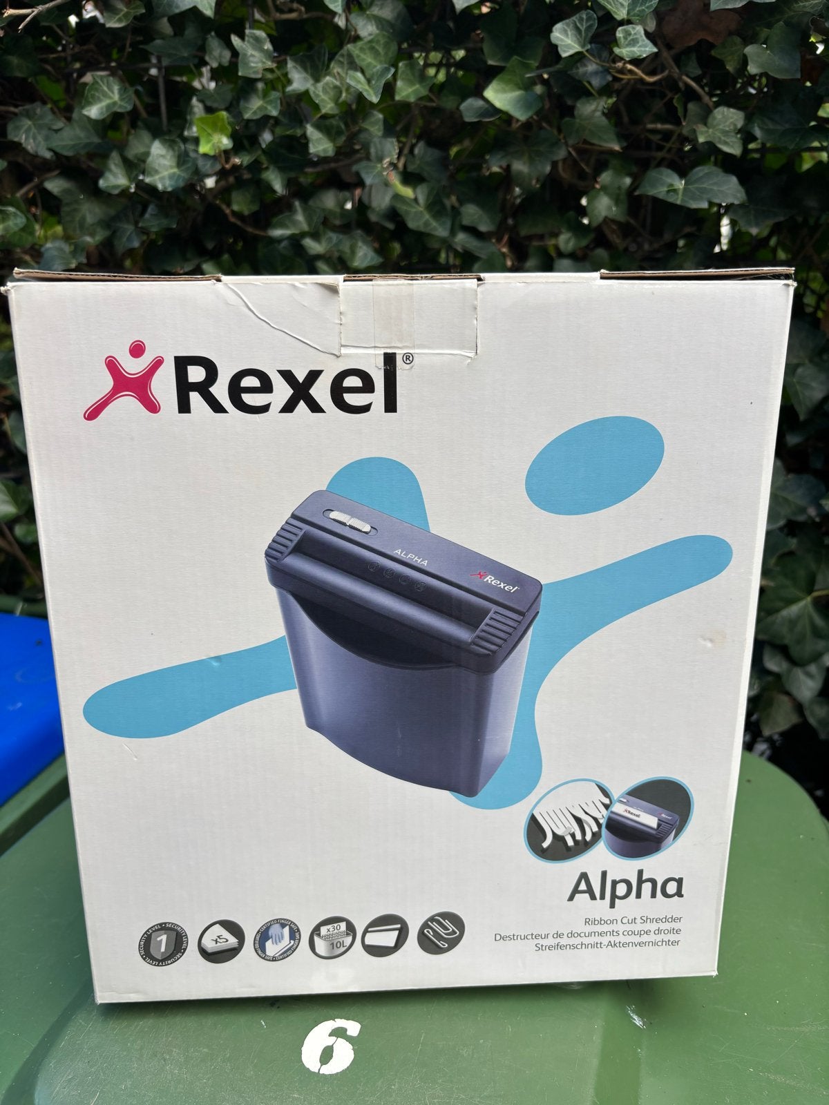 Rexel Alpha papiervernietiger, Ophalen of Verzenden
