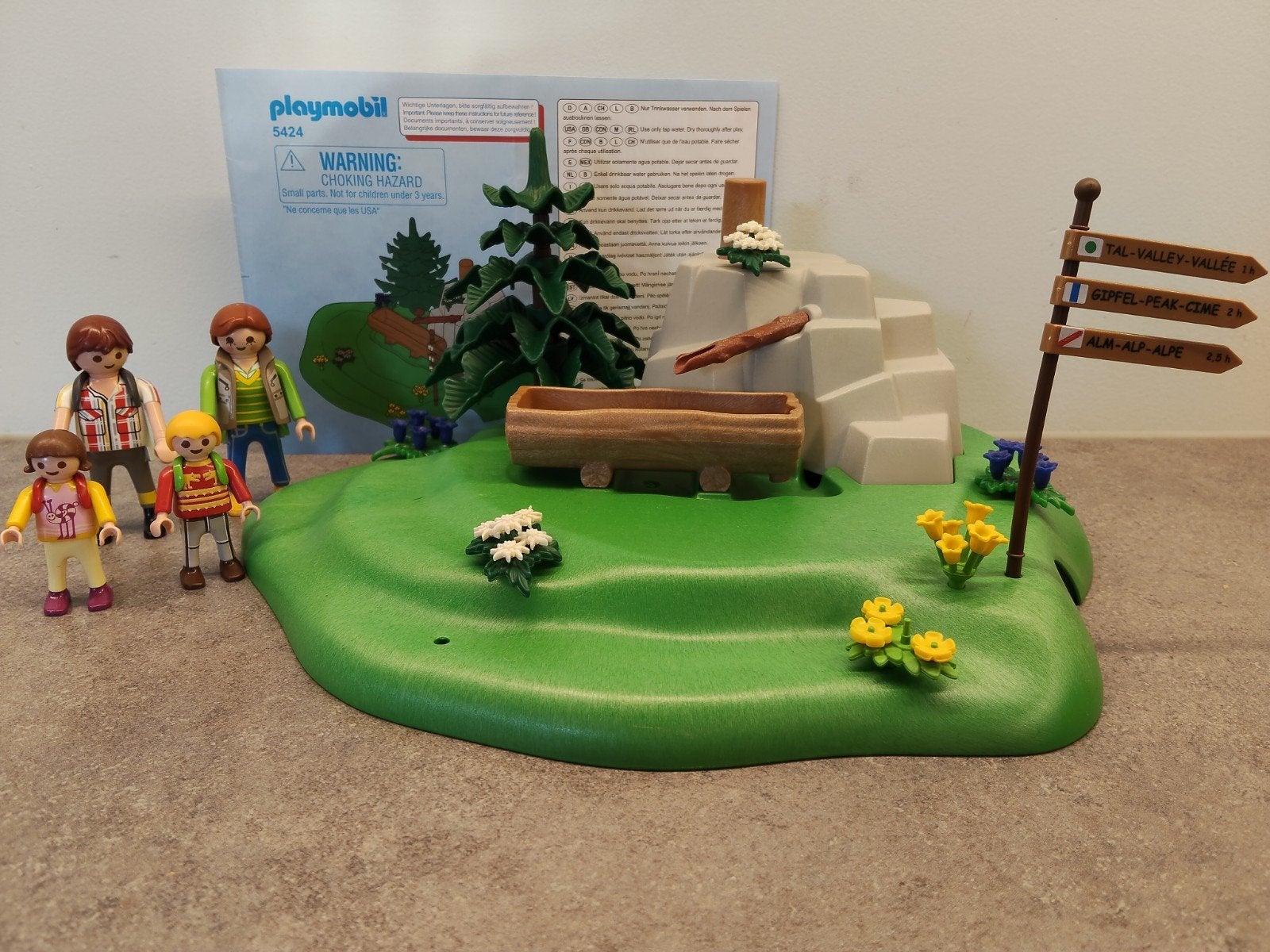 Playmobil 5424 Alpenhut met Familie - Zo goed als nieuw, Ophalen, Zo goed als nieuw